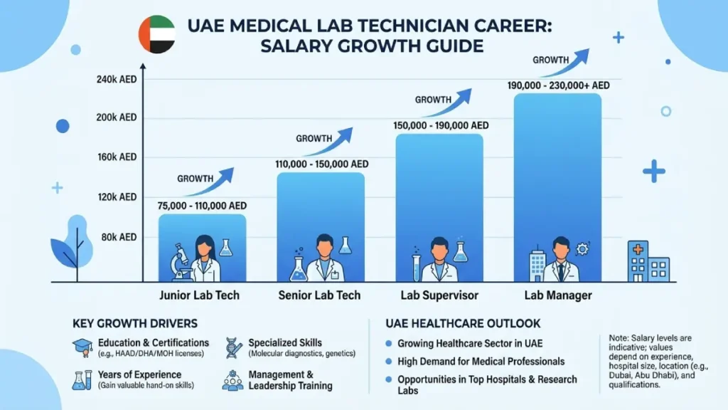 Medical Lab Technician Earnings in Abu Dhabi